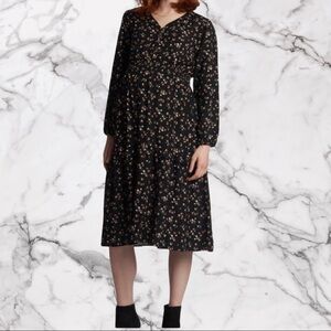 New LOFT maternity long sleeve dress small